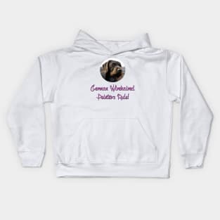 German Wirehaired Pointers Rule! Kids Hoodie